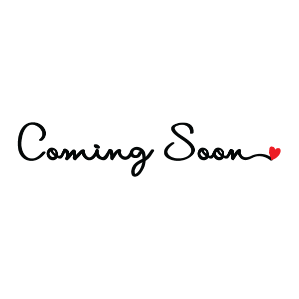 coming soon cursive heart sticker sticker option4 3